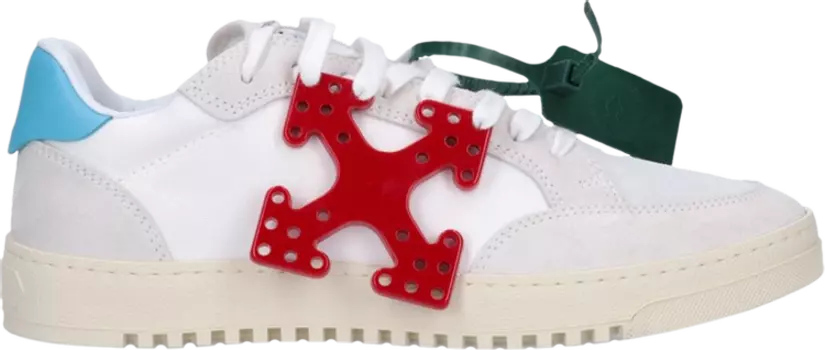 Кроссовки Off-White Meccano 5.0 Low White Red, белый