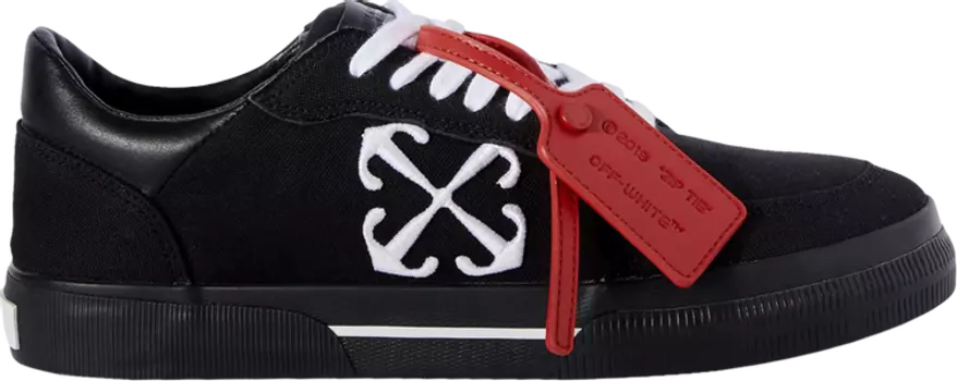 Кроссовки Off-White New Low Vulcanized 'Black White', черный
