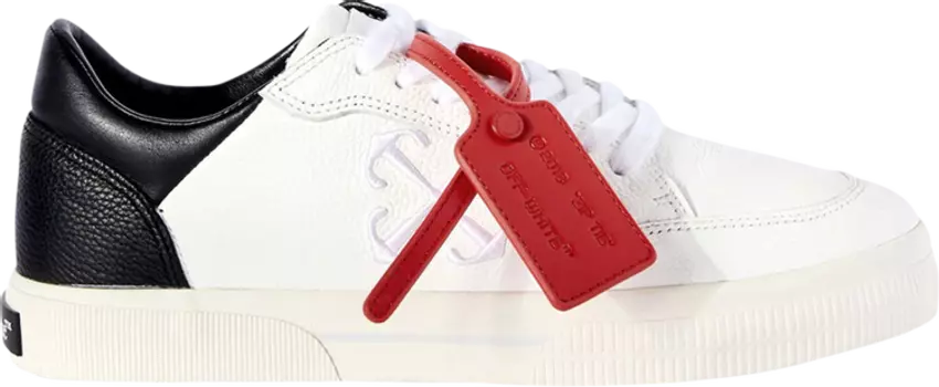 Кроссовки Off-White New Low Vulcanized 'White Black', белый