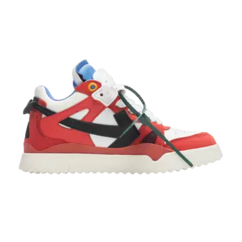 Кроссовки Off-White New Mid Sponge 'Red Black Blue', красный