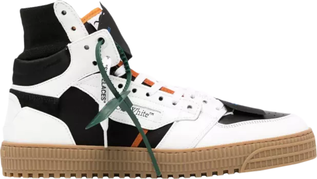 Кроссовки Off-White Off-Court 3.0 High 'White Black Tangerine', белый