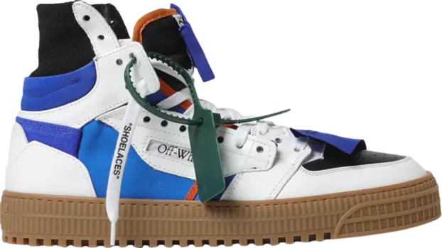 Кроссовки Off-White Off-Court 3.0 High 'White Blue Fluo Gum', синий