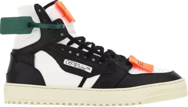 Кроссовки Off-White Off-Court 3.0 High 'Black White' 2023, черный