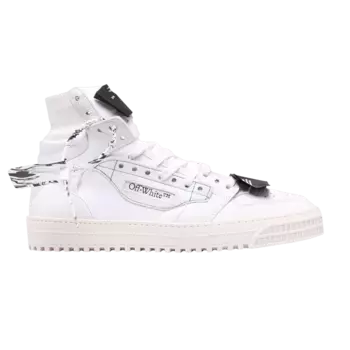 Кроссовки Off-White Off-Court 3.0 High 'White Contrast Stitch', белый