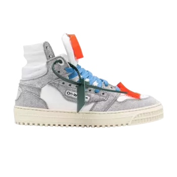 Кроссовки Off-White Off-White Wmns Off-Court 3.0 High 'White Silver Glitter', серебряный