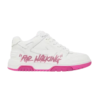 Кроссовки Off-White Off-White Wmns Out of Office 'For Walking - White Fuchsia', белый