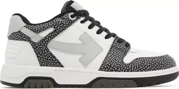Кроссовки Off-White Out of Office 'Black White Dotted Pattern', белый