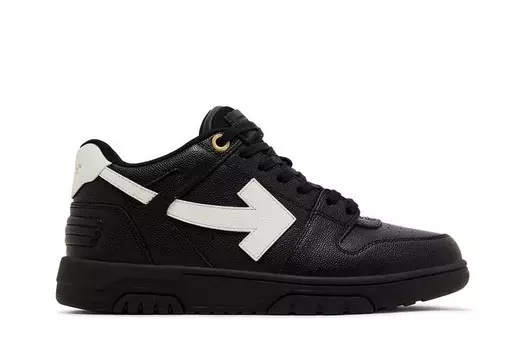 Кроссовки Off-White Out of Office Black White Gold, черный