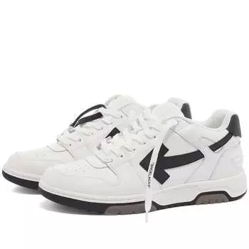 Кроссовки Off-White Out Of Office Leather Sneaker, цвет White & Black