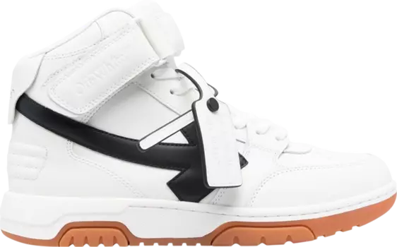 Кроссовки Off-White Out of Office Mid 'White Black', белый