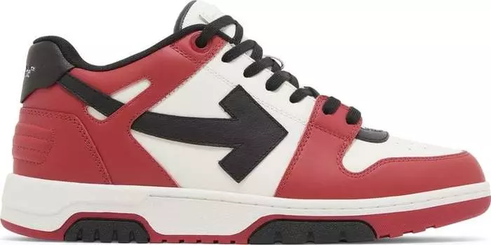 Кроссовки Off-White Out of Office 'Red White Black' 2024, красный