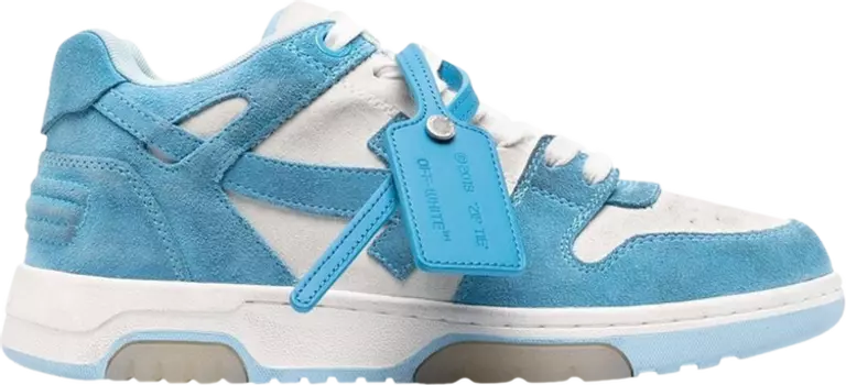 Кроссовки Off-White Out of Office White Light Blue, белый