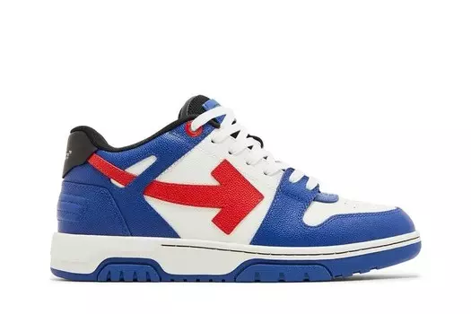 Кроссовки Off-White Out of Office White Royal Blue Red, белый