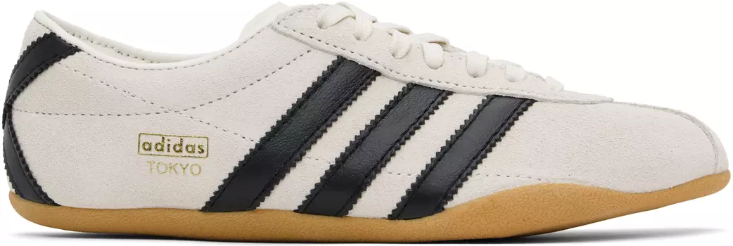 Кроссовки Off-White Tokyo Adidas Originals, Off white/Core black/Gold metallic