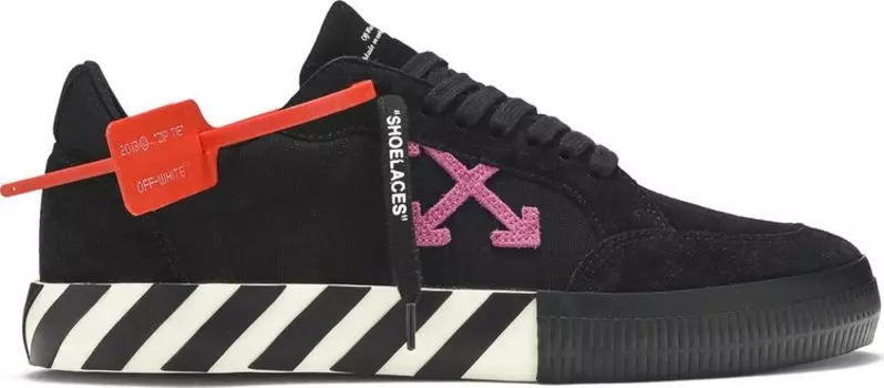 Кроссовки Off-White Vulc Sneaker Black Fuchsia 2019, черный