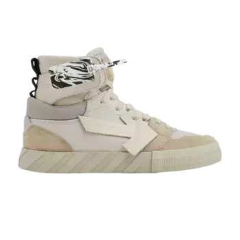 Кроссовки Off-White Vulc Sneaker High Beige, кремовый