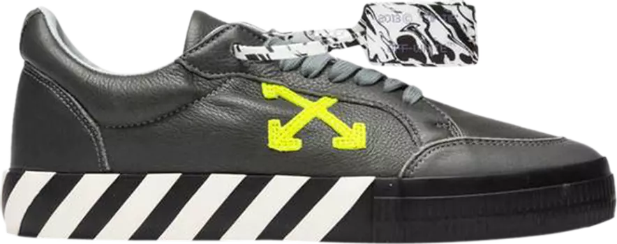 Кроссовки Off-White Vulc Sneaker Low Grey Green Fluo, серый