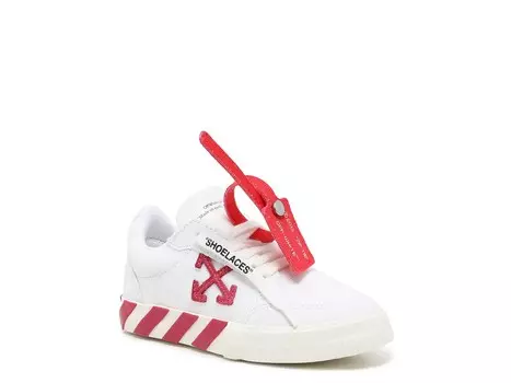 Кроссовки Off White Vulcanized, белый/красный