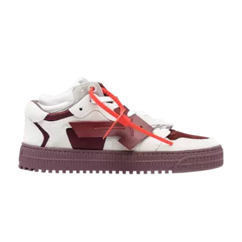 Кроссовки Off-White Wmns 3.0 Low 'White Burgundy', белый