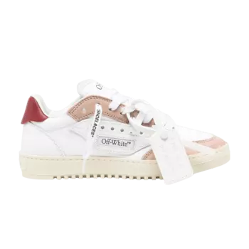 Кроссовки Off-White Wmns 5.0 Low 'White Blush Pink Brick Red', белый