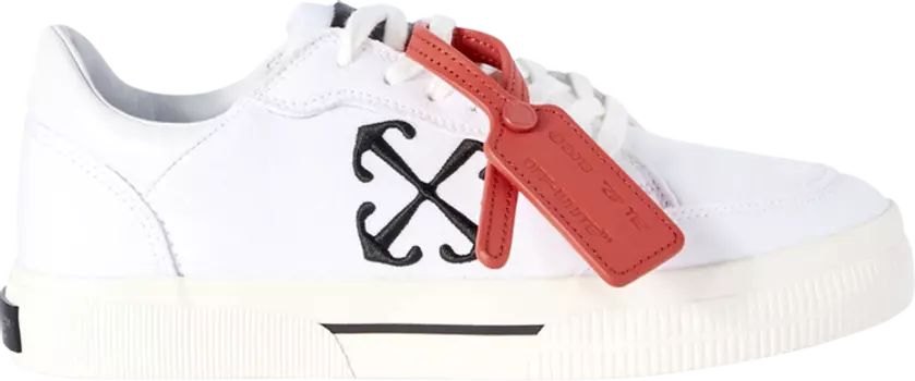 Кроссовки Off-White Wmns New Low Vulcanized 'White Black', белый