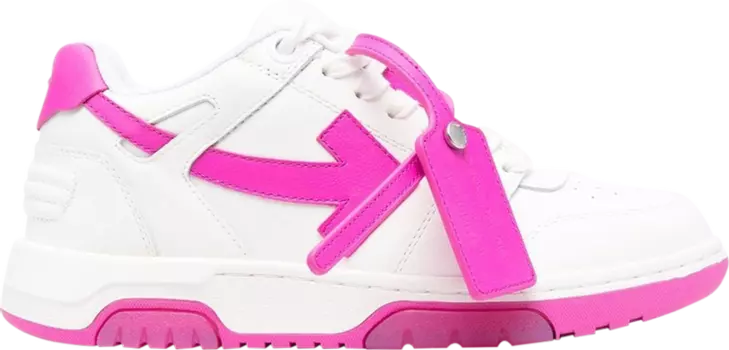 Кроссовки Off-White Wmns Out of Office White Fuchsia, белый