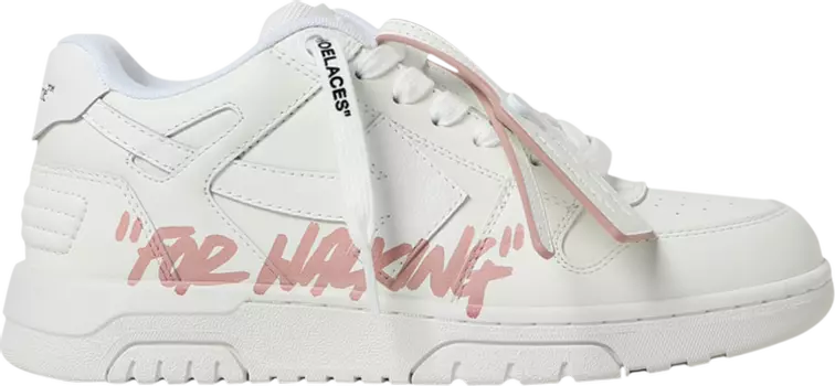 Кроссовки Off-White Wmns Out of Office 'For Walking - White Pink White Outsole', белый