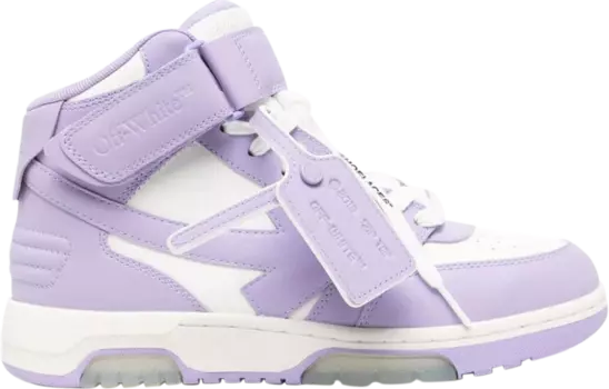 Кроссовки Off-White Wmns Out of Office Mid 'Lilac Purple White', фиолетовый