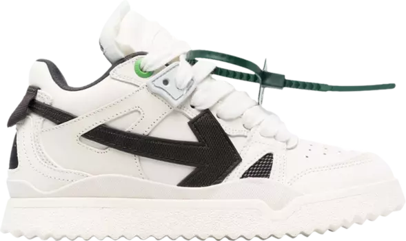 Кроссовки Off-White Wmns Sponge Mid 'White Black' 2023, белый