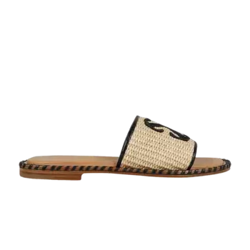 Кроссовки Off-White Wmns Twist Raffia Arrow Slides Beige Black, кремовый