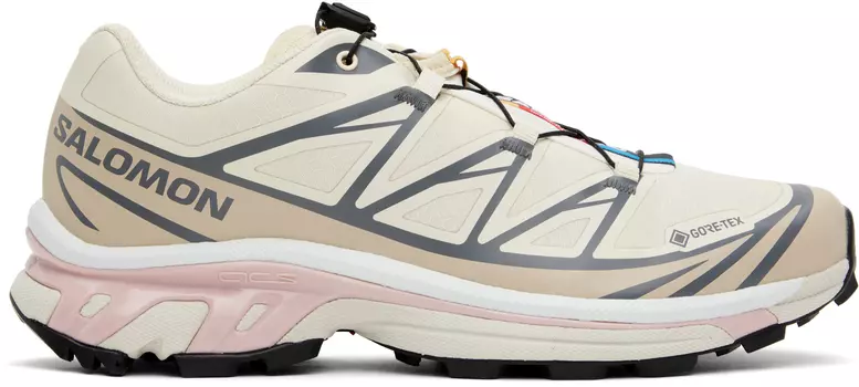 Кроссовки Off-White XT-6 GORE-TEX Salomon, Almond milk/Feather gray/Pale mauve