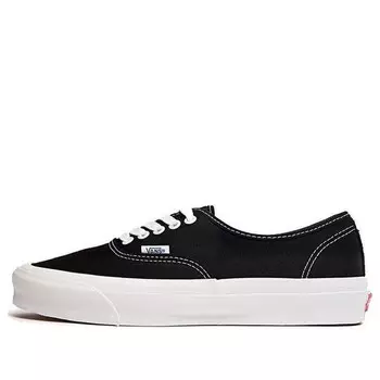 Кроссовки og authentic lx 'black' Vans, черный