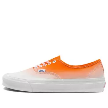 Кроссовки og authentic lx 'dip dye - orange white' Vans, белый