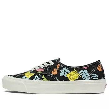 Кроссовки og authentic lx 'spongebob' Vans, черный