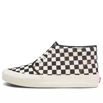 Кроссовки og chukka lx 'checkerboard - black' Vans, черный