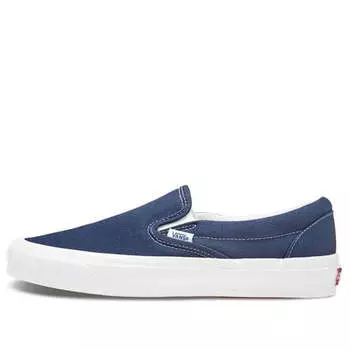 Кроссовки og classic slip-on lx 'navy' Vans, синий