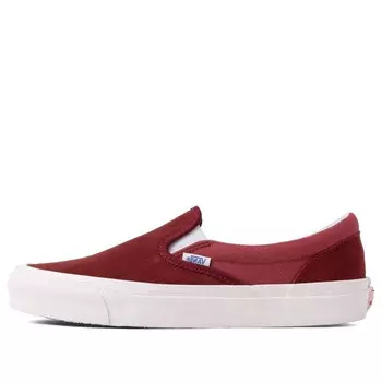 Кроссовки og classic slip-on 'sun-dried tomato' Vans, красный