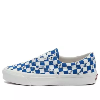Кроссовки og era lx checkerboard 'night blue' Vans, синий