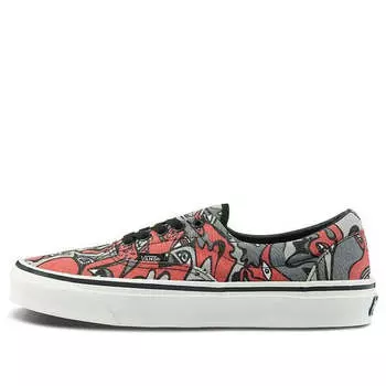 Кроссовки og era lx doodle red/grey Vans, красный