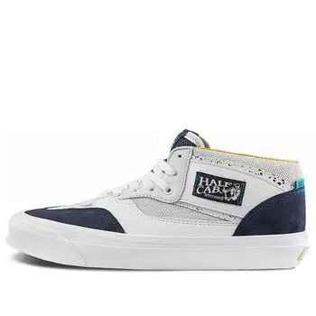 Кроссовки og half cab ul lx 'true white dark navy' Vans, белый