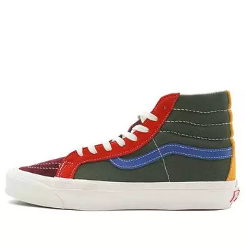 Кроссовки og sk8-hi lx 'multi' Vans, зеленый
