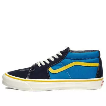 Кроссовки og sk8-mid lx 'mediterranean blue' Vans, черный