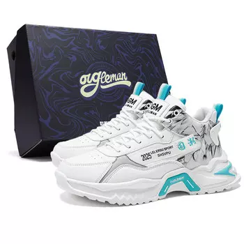 Кроссовки Ogoman OUGLEMEN Lifestyle Shoes Men Low-top, белый/черный