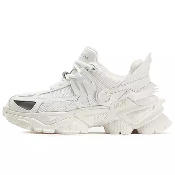 Кроссовки OGR Chunky Sneakers Unisex Low-top, цвет Saturn White [with Gift]