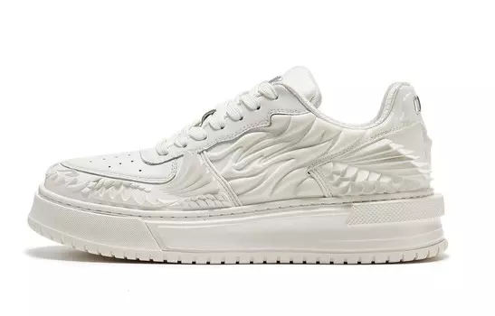 Кроссовки OGR Skateboarding Shoes Unisex Low-top White, белый