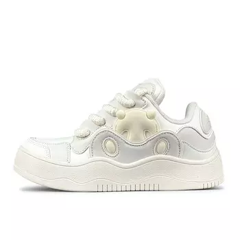 Кроссовки OHJC Skateboarding Shoes Women's Low-top, бежевый