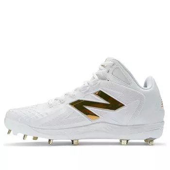 Кроссовки ohtani 1 cleats 'white metallic gold' New Balance, белый