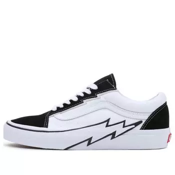 Кроссовки old skool 2-tone bolt 'white black' Vans, белый