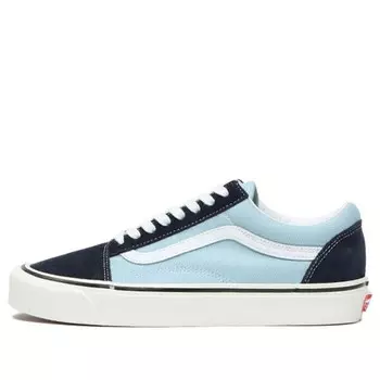 Кроссовки old skool 36 dx og 'anaheim factory - navy light blue' Vans, синий