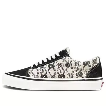 Кроссовки old skool 36 dx 'skulls' Vans, черный